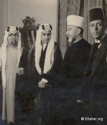 1940 - Prince Talal Bin Abdel-Aziz and Sheikh Hafez Wahba